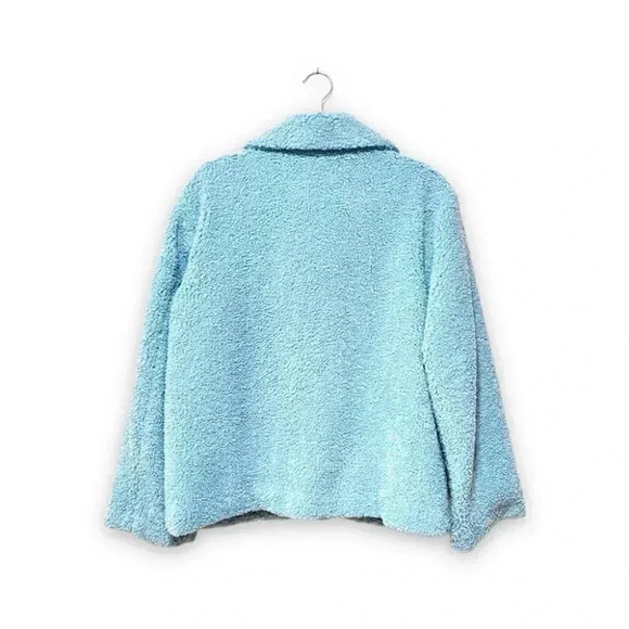 Aritzia Wilfred Stanza Sherpa Teddy Coat White Button Down Jacket Size Medium - Picture 2 of 9